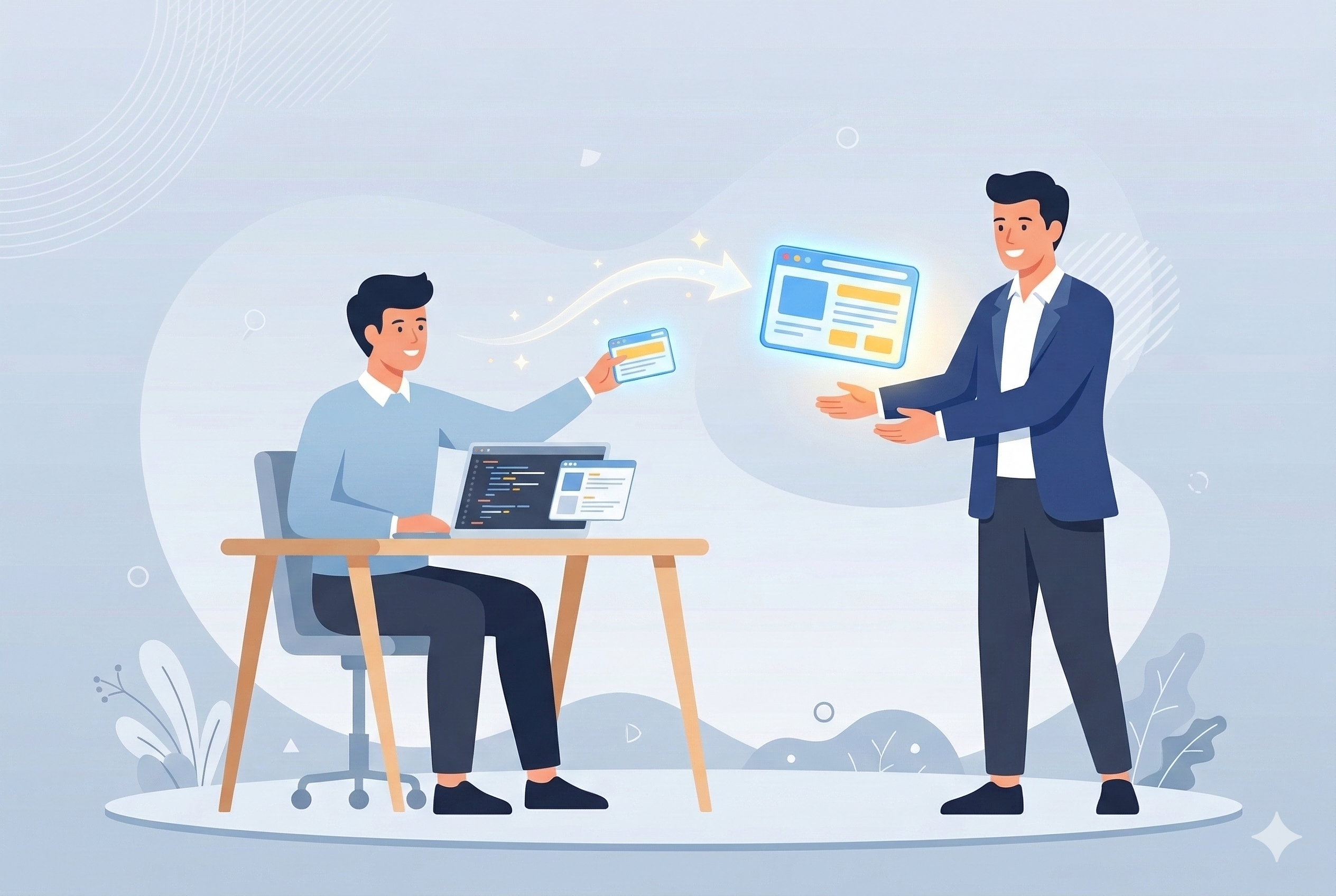 Agency handover illustration